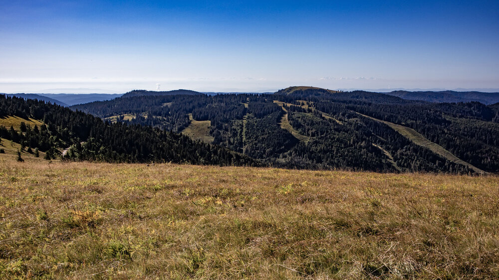 Der Feldberg mit Panorama auf das Herzogenhorn