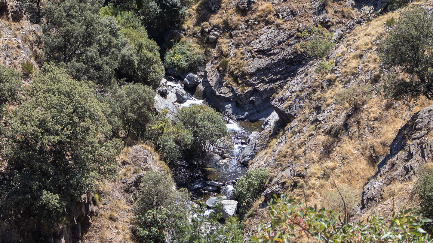 Entstehung des Río Genil am Zusammenfluss des Río Real und Río Guanón Entstehung des Río Genil