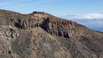 steile Felsklippen über dem Barranco del Río