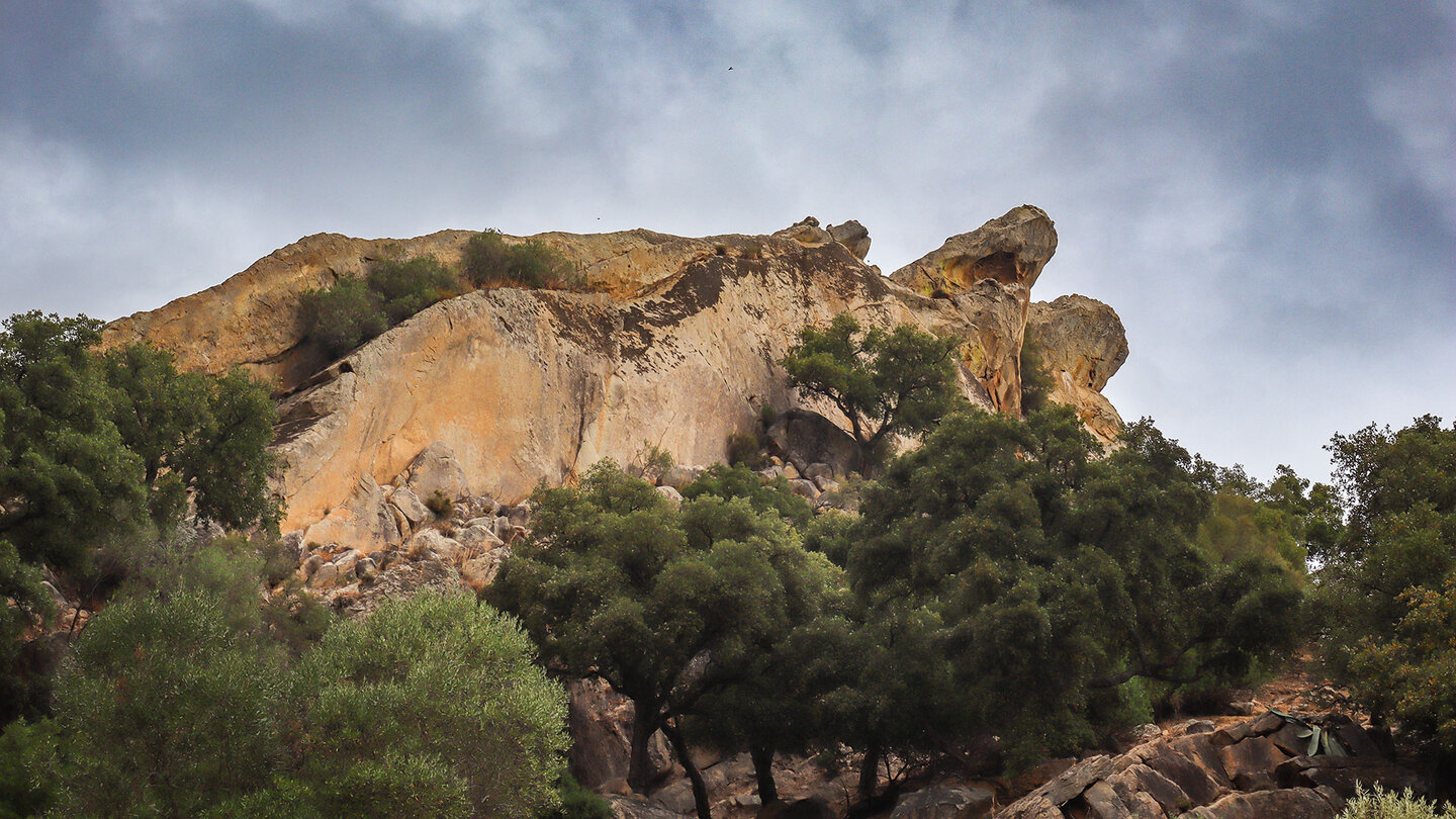 Kalksteinriffs bei Jimena de la Frontera