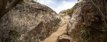 Felsenroute durch die Hozgarganta-Schlucht