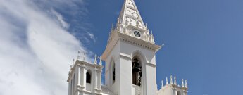 der Kirchturm der Iglesia de Nuestra Señora de la Luz in Los Silos