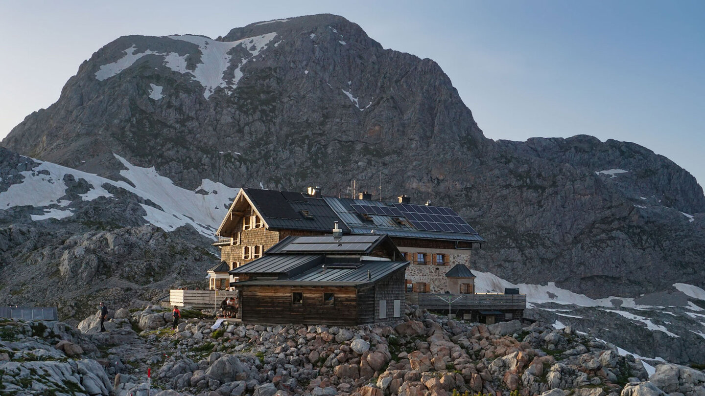 abendliche Stimmung am Ingolstädter Haus Abendstimmung am Ingolstädter Haus