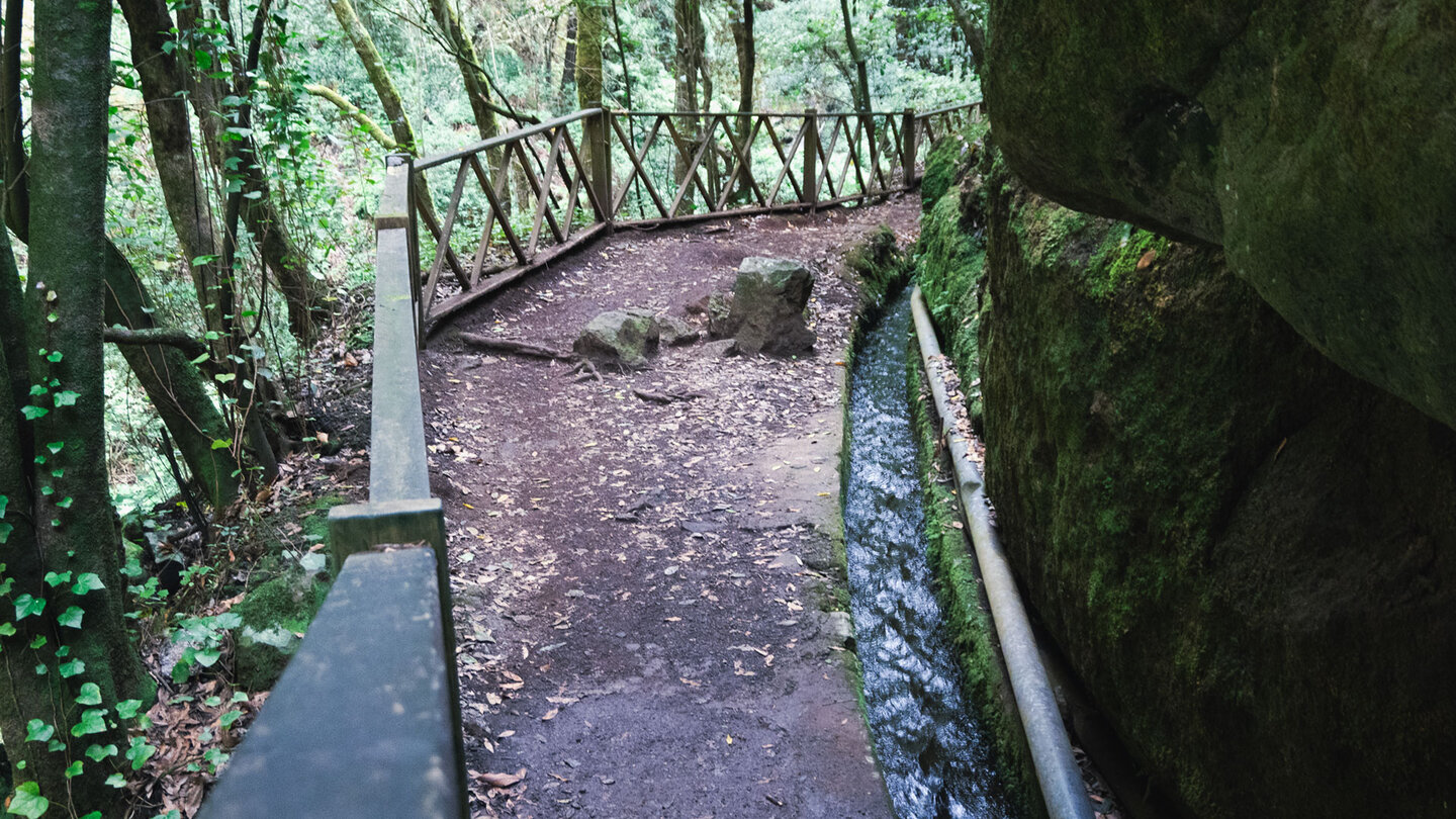Wanderweg entlang des Wasserkanals
