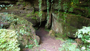 Kieselsandstruktur am Haspelfels