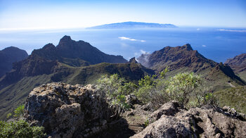 aufziehende Wolken über dem Barranco Juan López im Teno-Gebirge