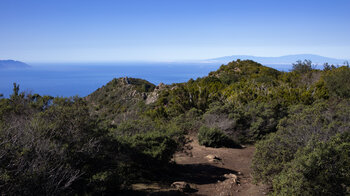 Ausblick vom Wanderweg PR TF-51 mit den Inseln La Gomera und La Palma