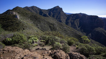 die Berge Cruz de Galga und RIsco Verde