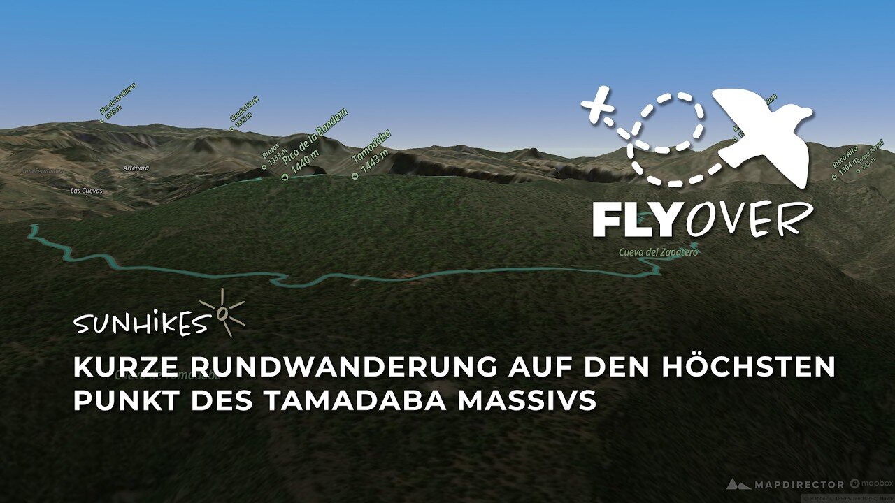 Waldpfade zum Gipfelglück: Die kurze Tamadaba-Massiv-Runde im detailreichen 3D-Flyover