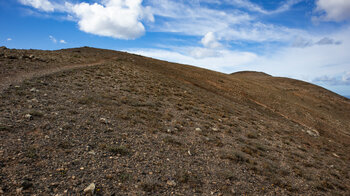 Wanderpfad zum Gipfel des Montaña de la Cinta