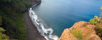 die Playa de Nogales ist einer der schönsten Strände auf La Palma