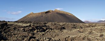 der Montaña del las Lapas o del Cuervo auf Lanzarote