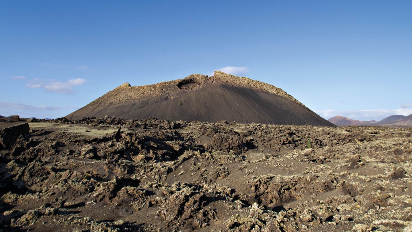 der Montaña del las Lapas o del Cuervo auf Lanzarote