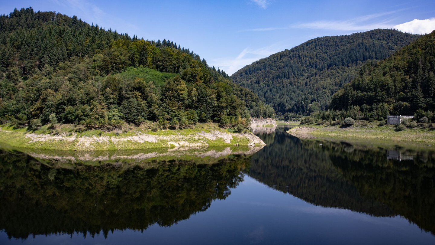 Blick über die Wehratalsperre