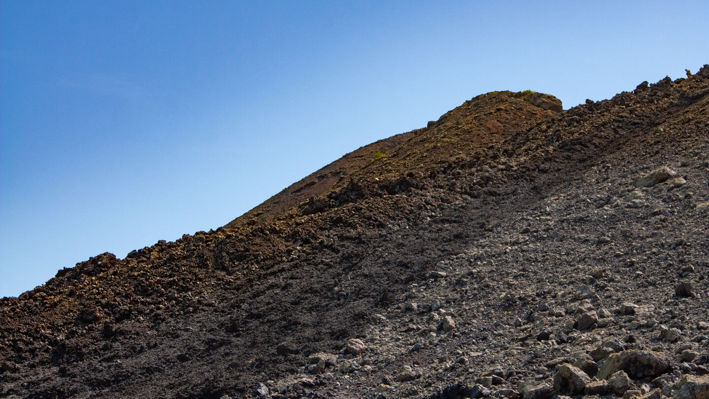 Lavafluß vom Krater des Montaña Colorada
