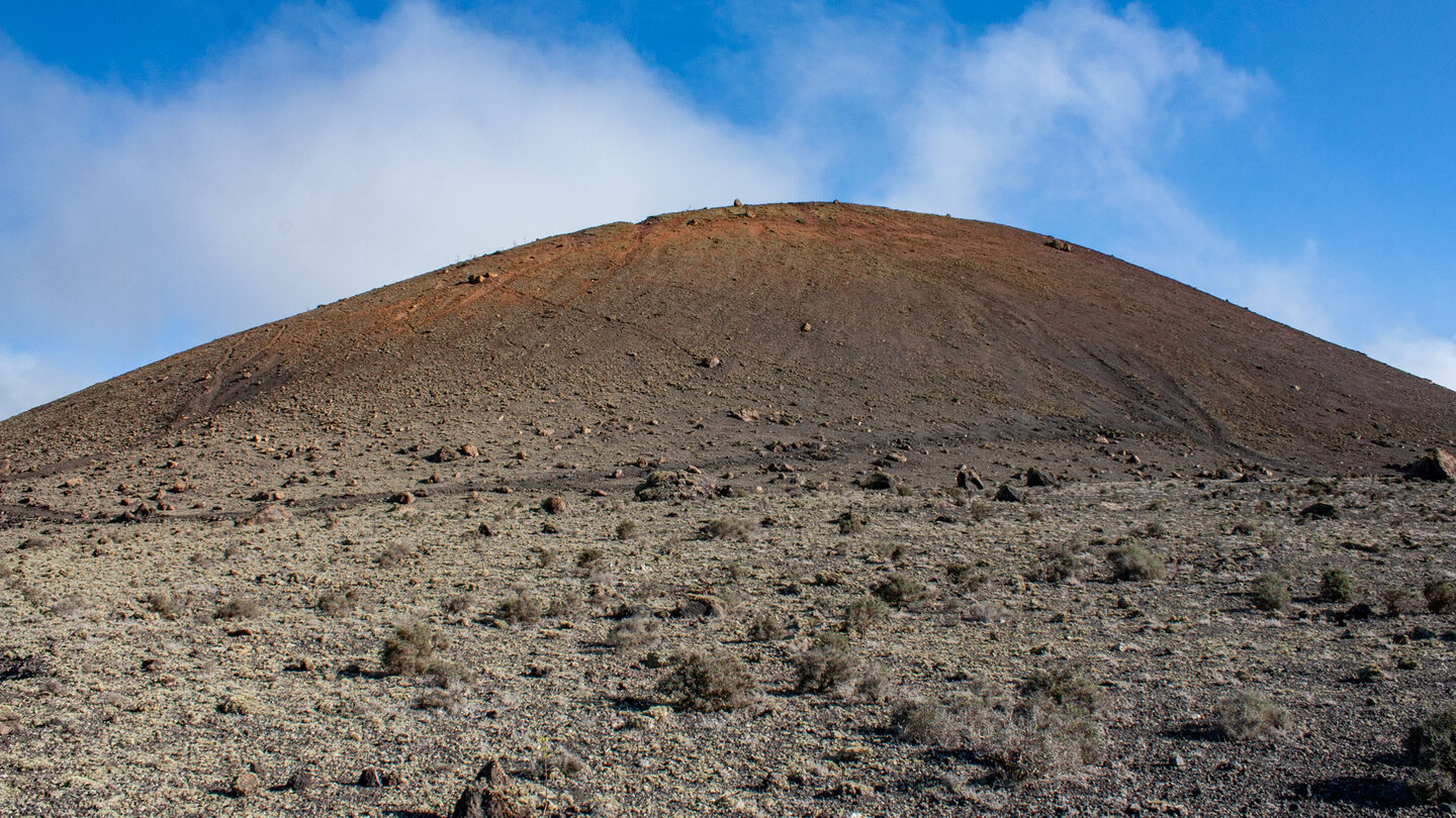 die eher unspektakuläre Seite des Montaña Colorada