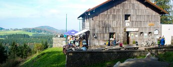 die Enzianhütte in der Rhön