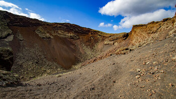 der eindrucksvolle Krater Caldera de los Cuervos