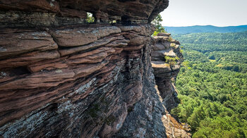 Felsklippen am Rötzenfels bei Dimbach