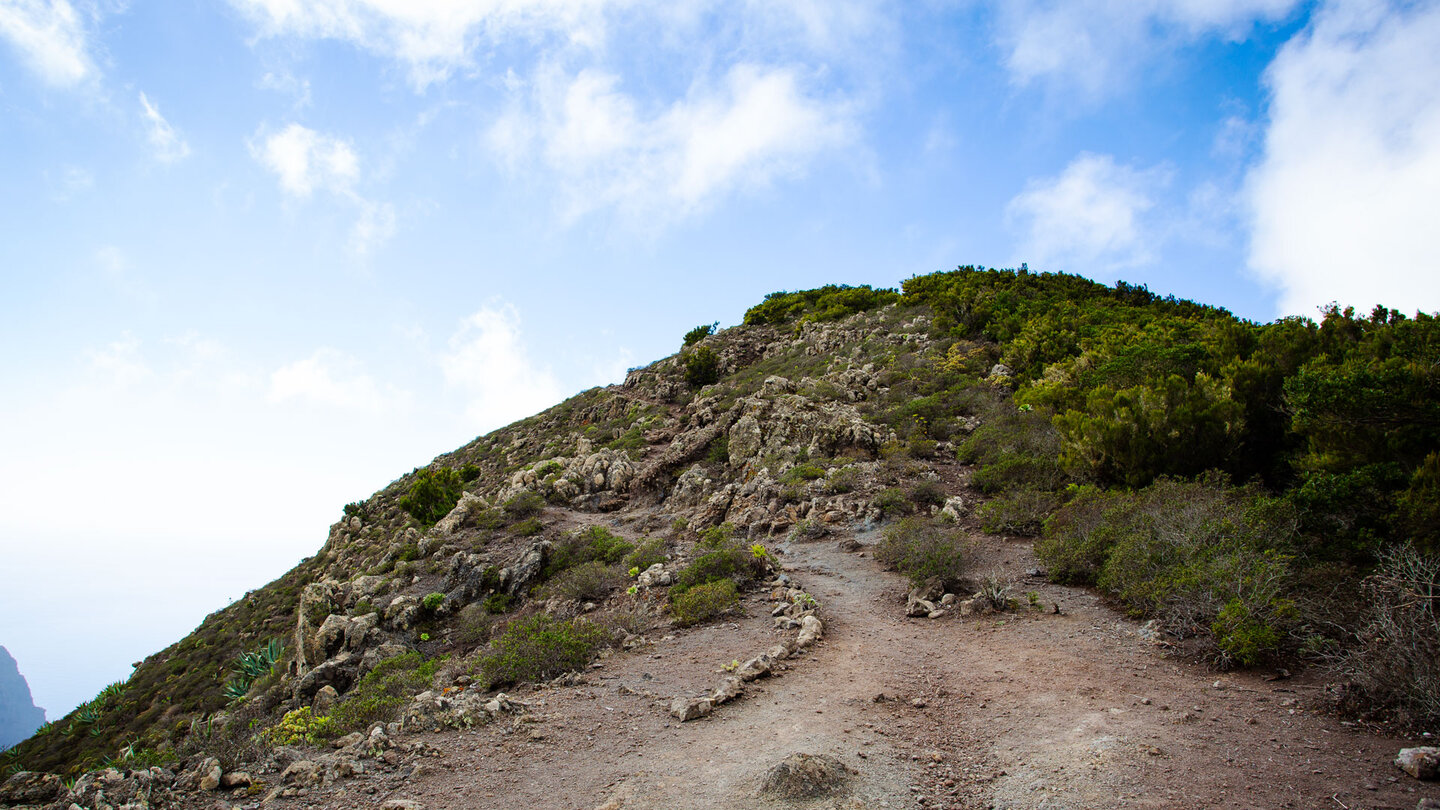 Wanderweg entlang des Berggrats Wanderweg entlang des Berggrats