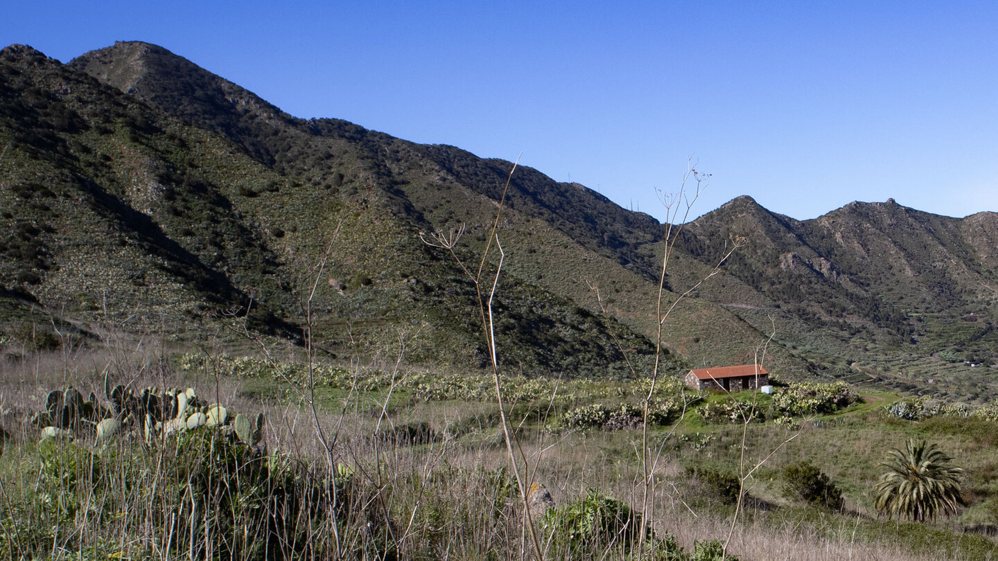 Kulturlandschaft entlang der Wanderung durchs Valle de El Palmar