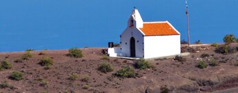 die Kapelle Ermita de la Virgen de los Dolores auf dem Montaña Fasnia