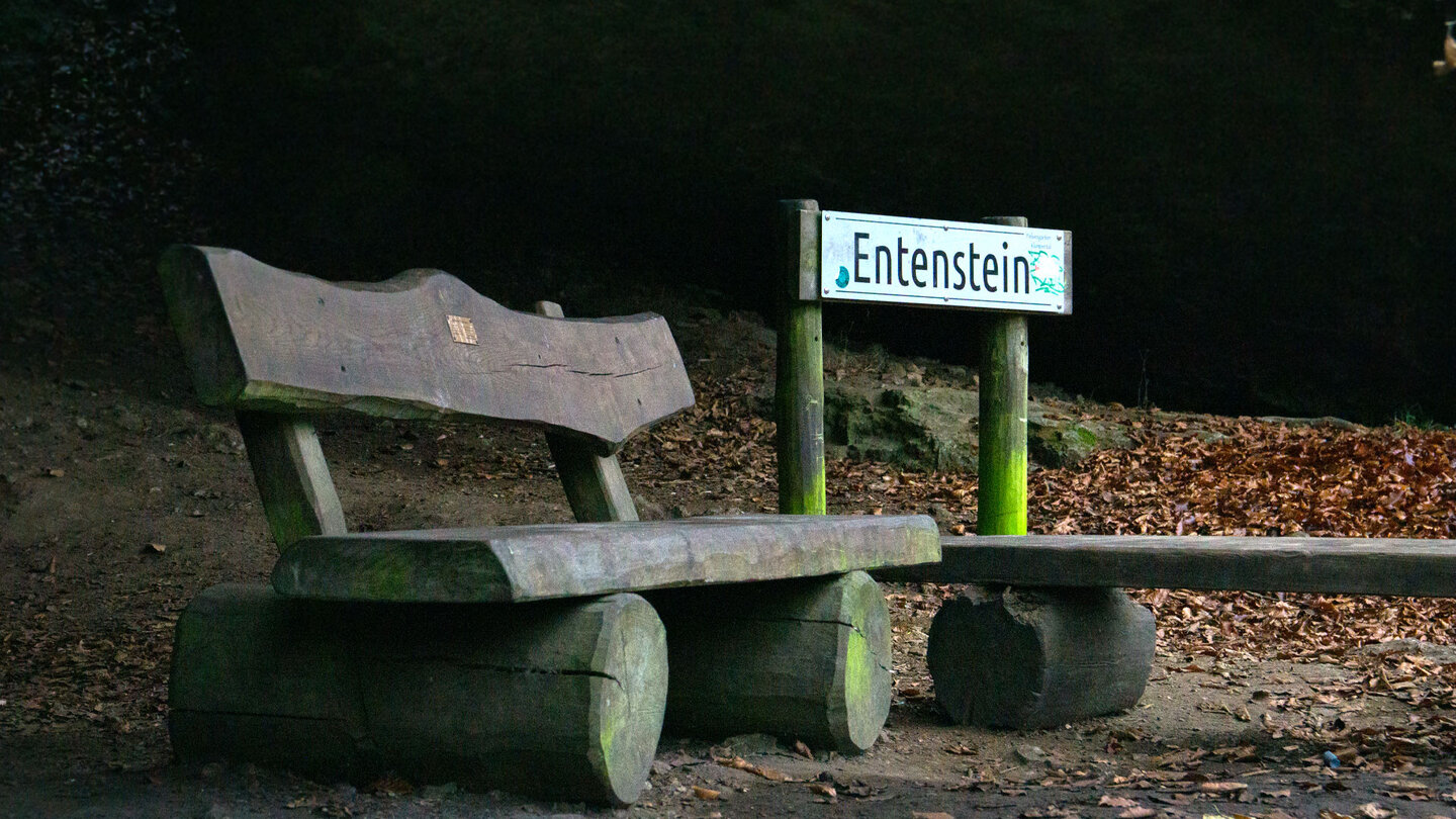 Sitzbank am Entenstein