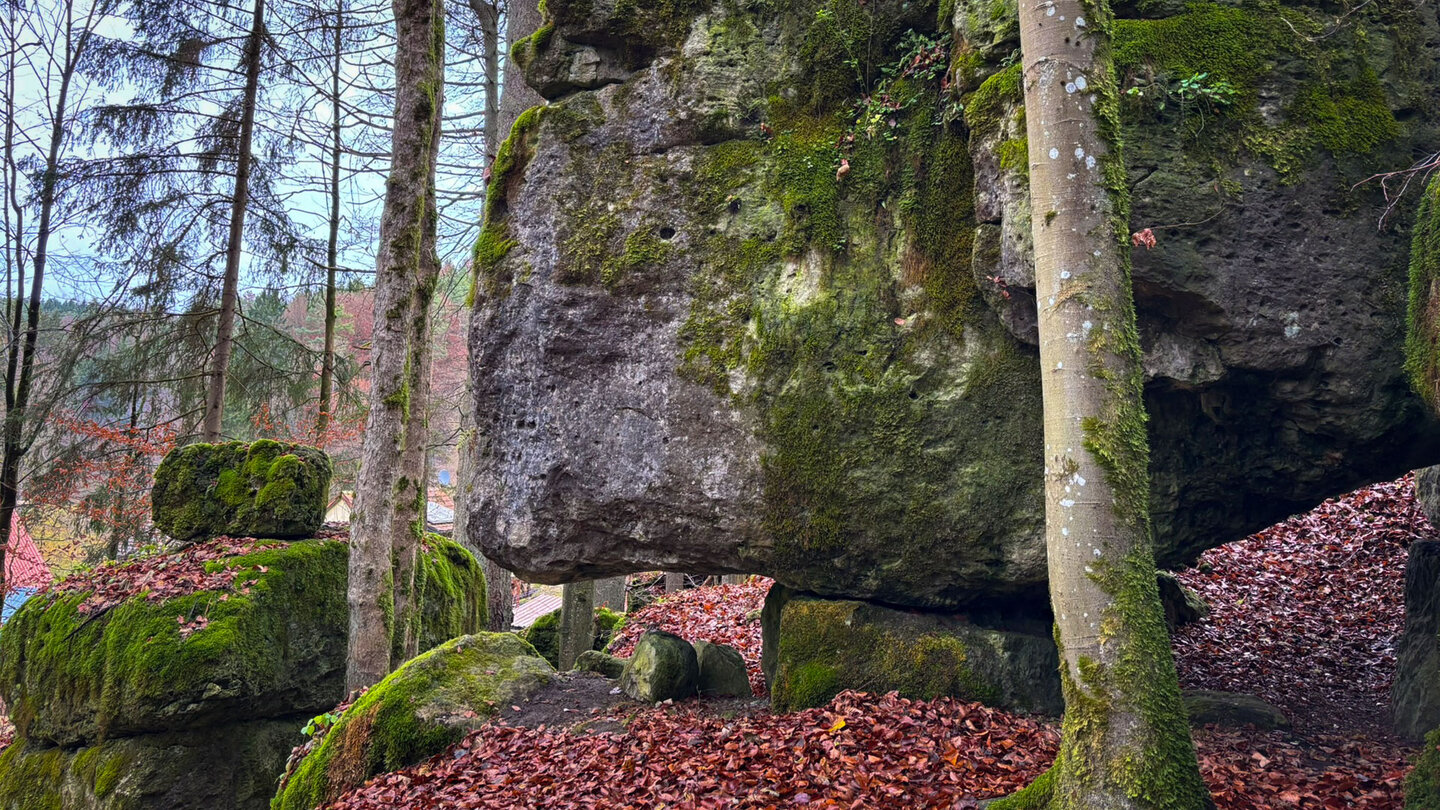 Kalkfelsen im oberen Klumpertal