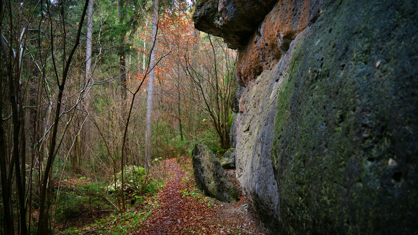 Felswände am Bronner Brummer