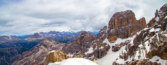 Piz Popena vom Rifugio Lorenzi