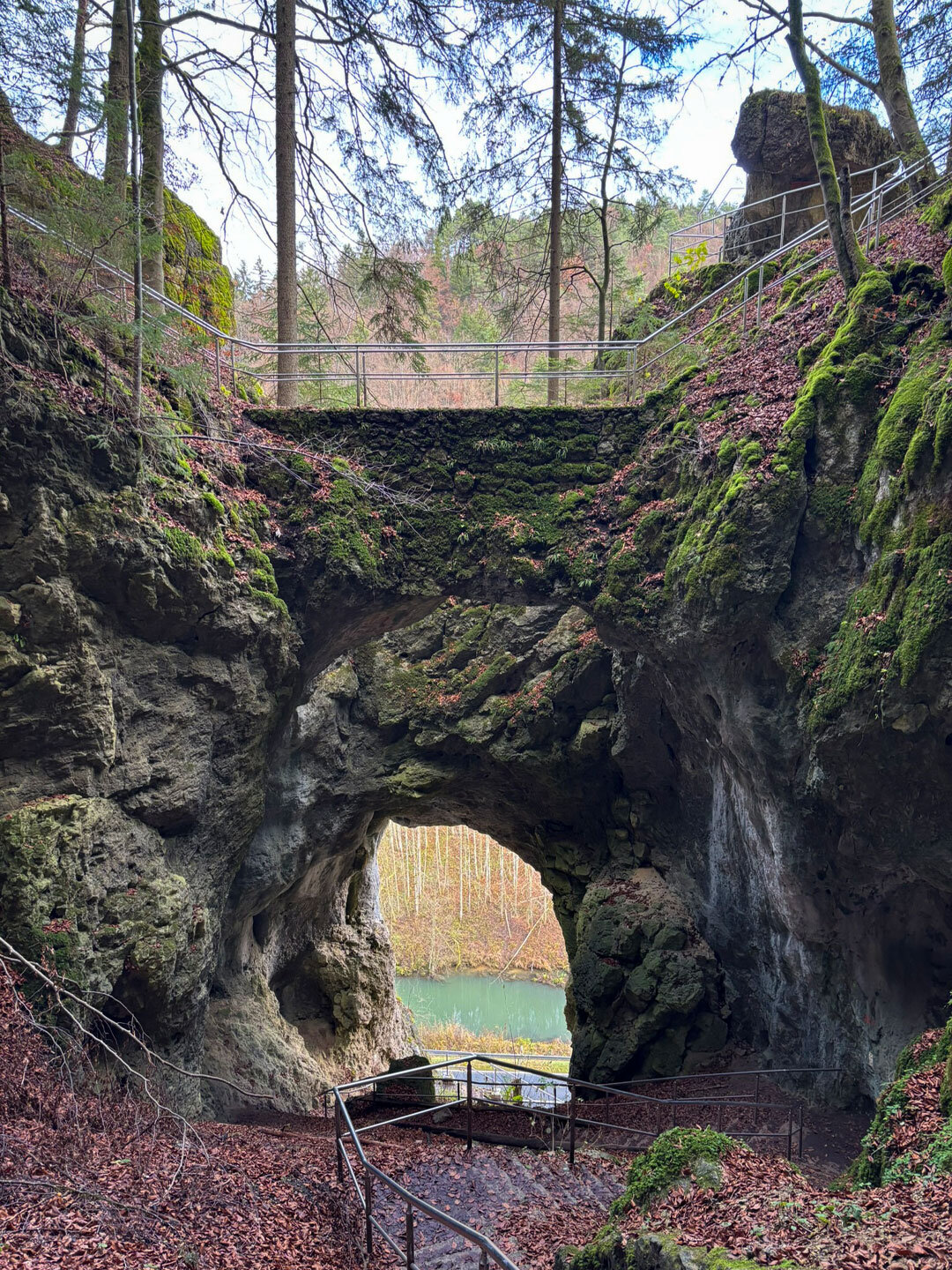 begehbarer Felsbogen