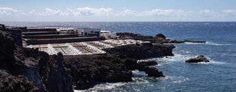 Salinas de Fuencaliente am Ende der Wandertour