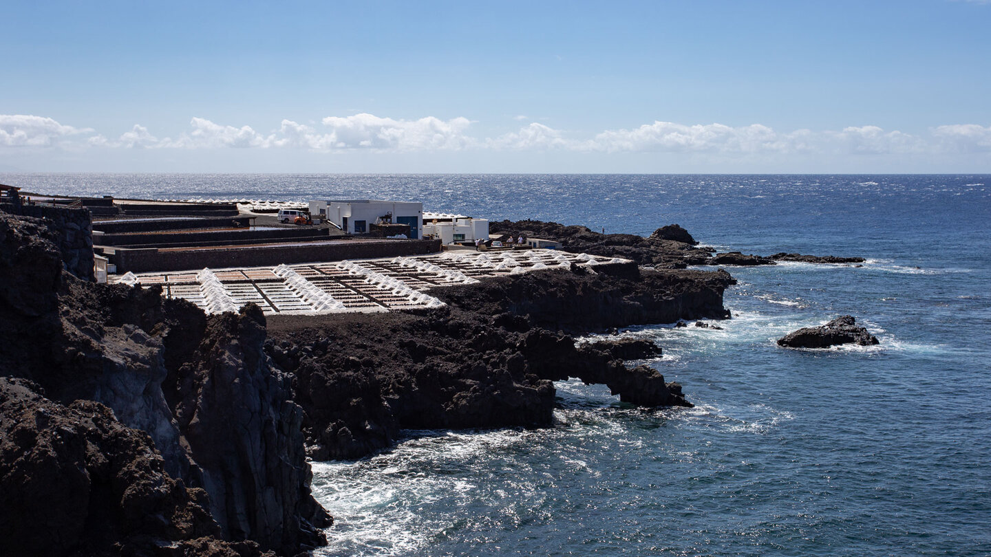 Salinas de Fuencaliente am Ende der Wandertour