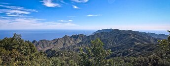 Ausblick vom Pico del Inglés bis zu den Roques de Anaga