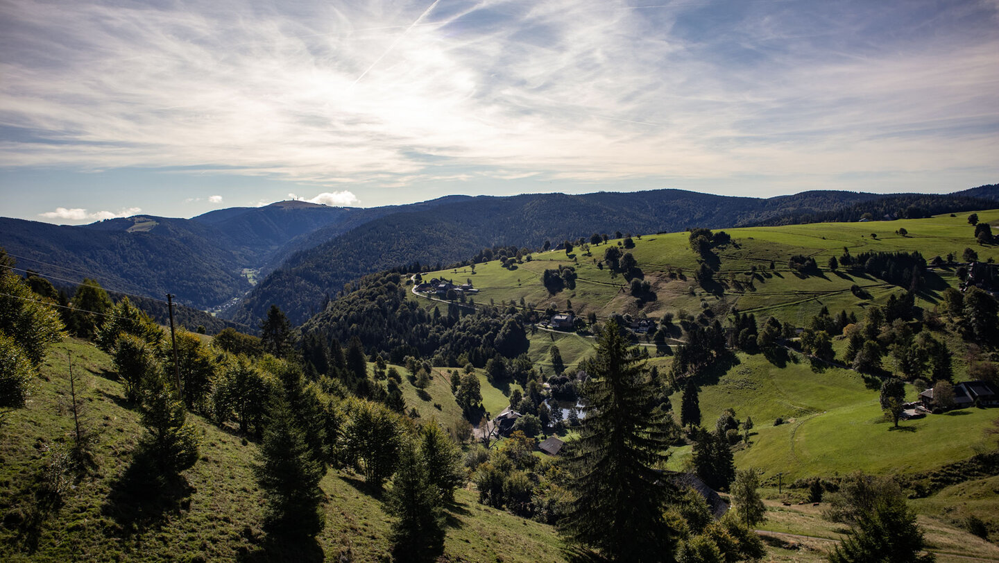 Panorama mit Schniederlihof bei Hofsgrund