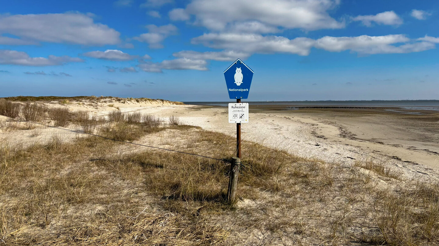 Ruhezone im Nationalpark Niedersächsisches Wattenmeer
