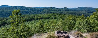 der Eulenfels ist der namensgebende Fels der Eulenfelsen-Tour