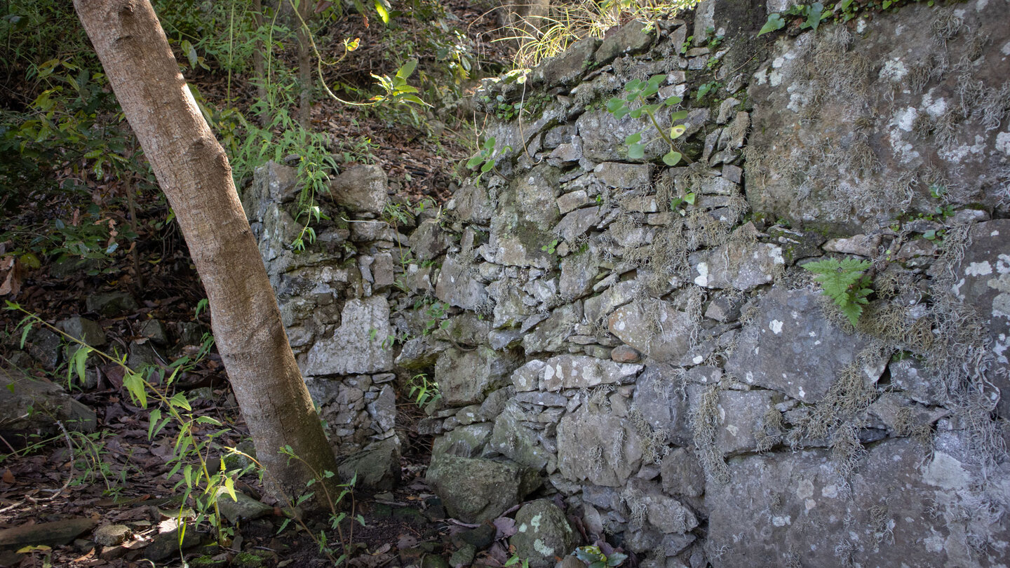 Schichtsteinmauern im Weiler Cuevas Negras