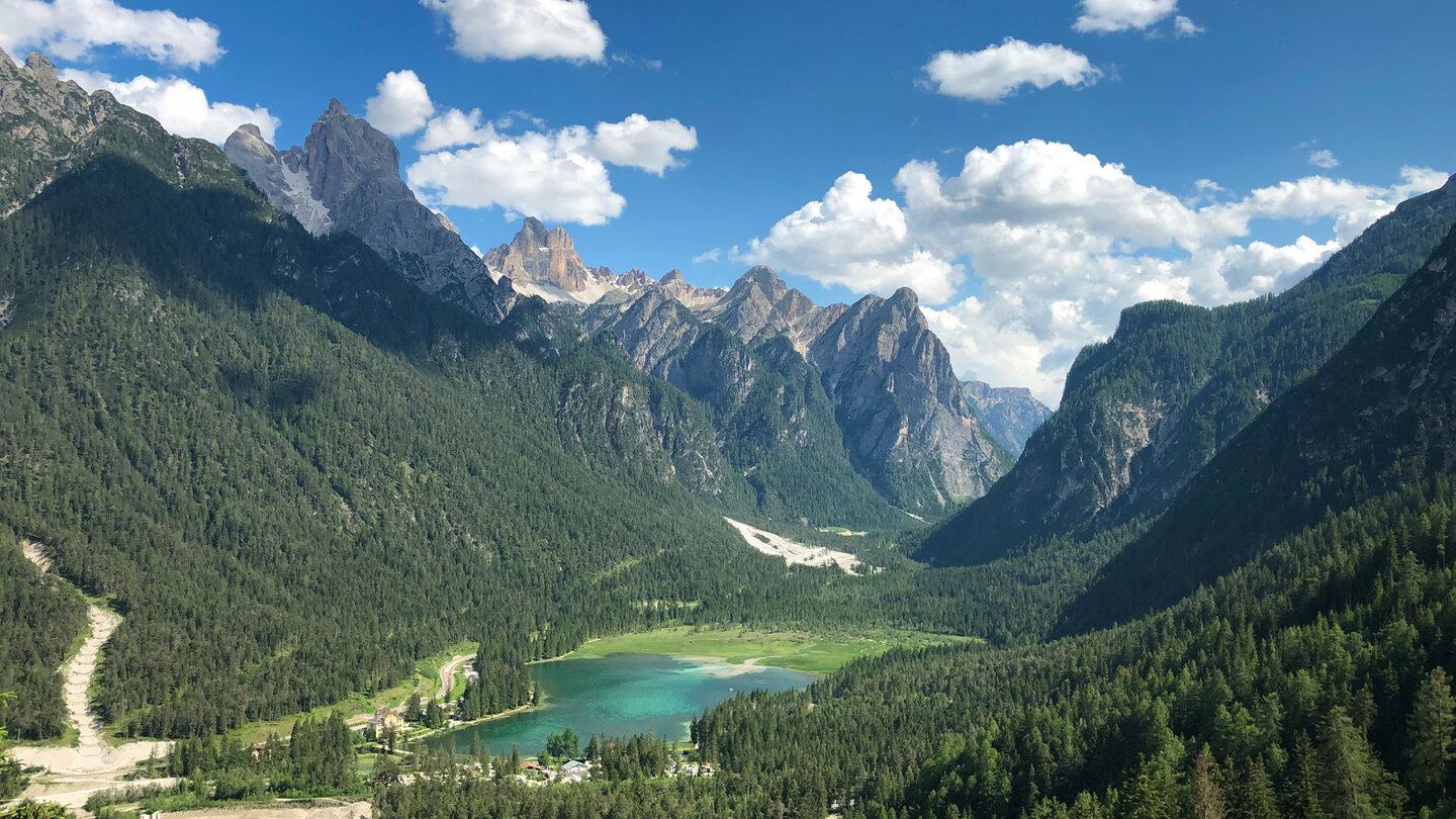 Blick auf den Toblacher See