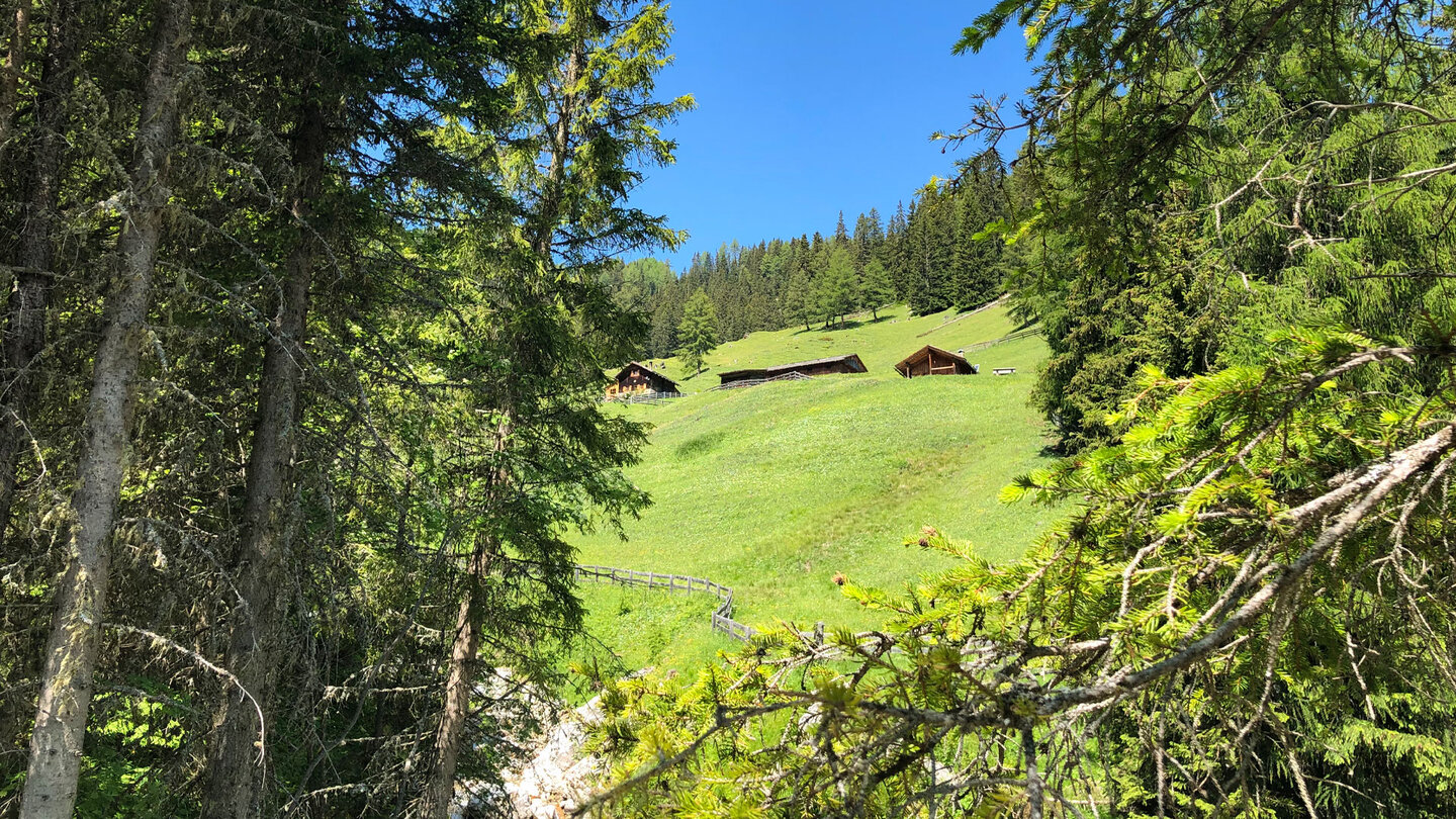 Ausblick auf die Sarlhütte