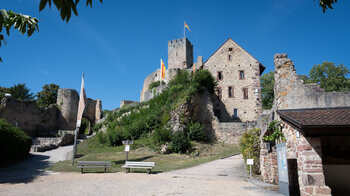 die Unterburg der Burganlage Rötteln