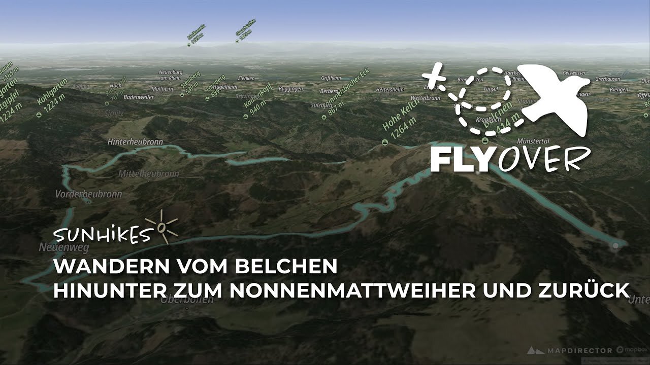 Belchen – Nonnenmattweiher  mit der Belchenbahn – Flyover