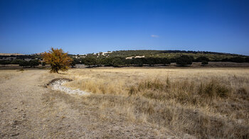 der trockene Bachlauf des Fuenseca