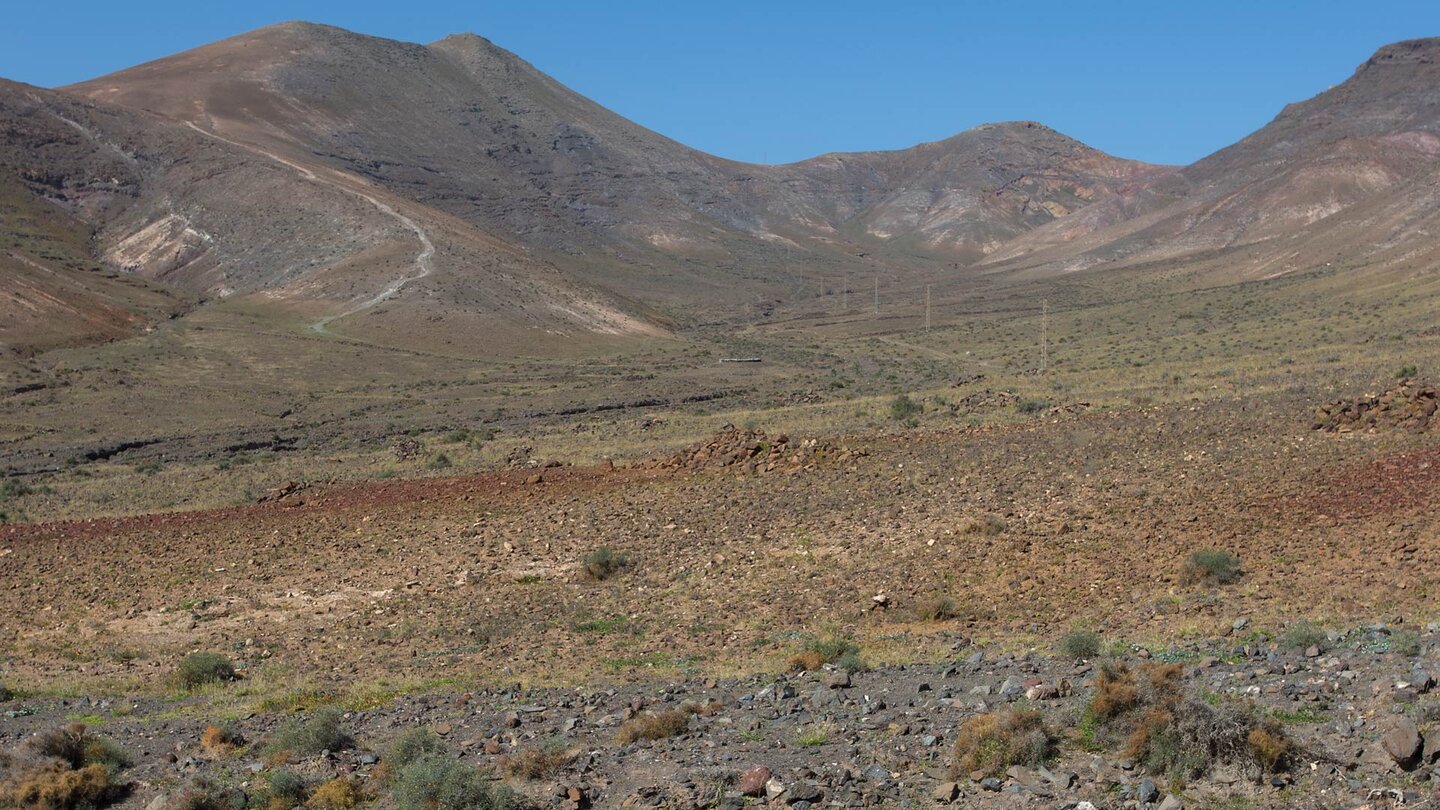 die Wanderung im im Barranco de la Higuera in Region um Femés