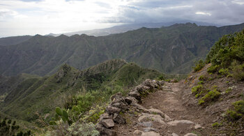 Blick über die Insel Teneriffa bis zum Teide