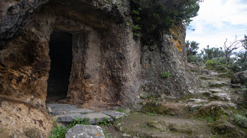 aufgegebene Höhlenwohnung bei Los Brezos