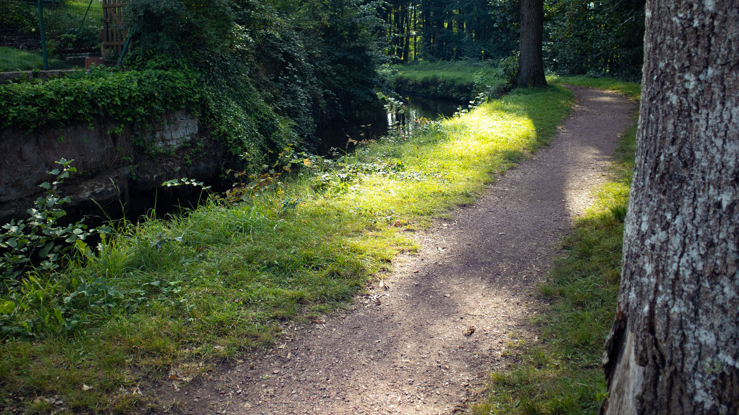 entlang der Nördlichen Zinsel führt der Wanderweg zum Ausgangspunkt nach Ramstein Wanderweg entlang der Nördlichen Zinsel
