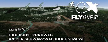 Hochkopf-Rundweg an der Schwarzwaldhochstraße – Flyover