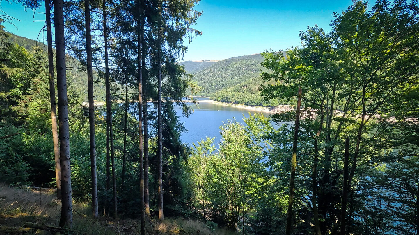 faszinierender Blick auf den Lac de Kruth-Wildenstein Blick auf den Lac de Kruth-Wildenstein