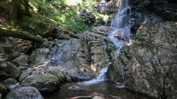 der Wasserfall Cascade du Bockloch in den Hochvogesen